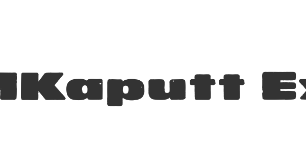 MKaputt Expanded font thumb